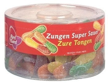 Red Band Silo Zure Tongen 100 Stück 1200 Gram