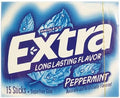 Bâtonnets de menthe poivrée Wrigley's Extra Long Lasting Flavors (15 bâtonnets)