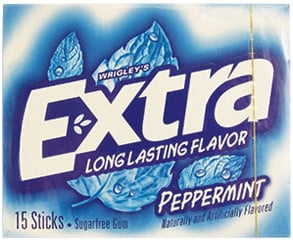 Wrigley's Extra Long Lasting Flavors Pfefferminz 15 Sticks