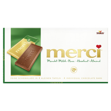 Merci - Amandes 100 grammes