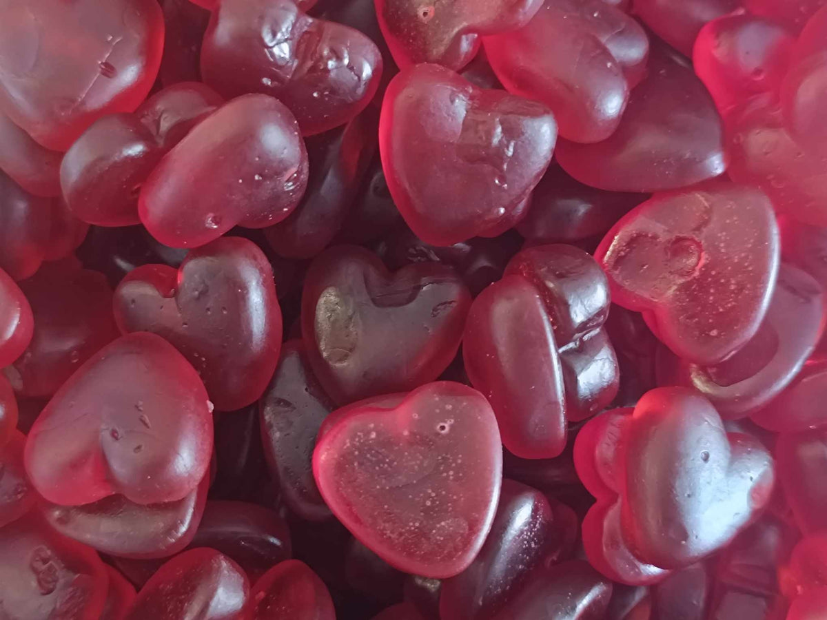 Herzförmige Weingummis 250 Gramm
