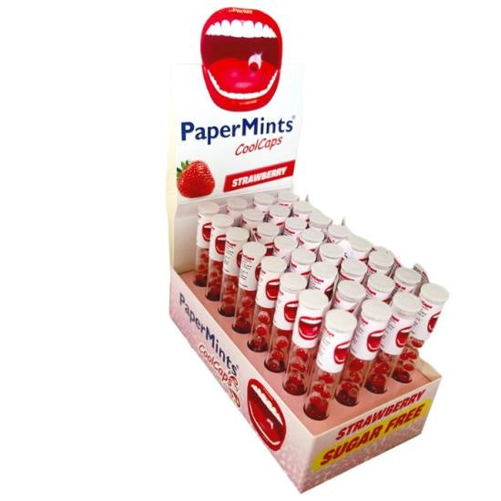 Coolcaps Strawberry Tube 32 Stuks