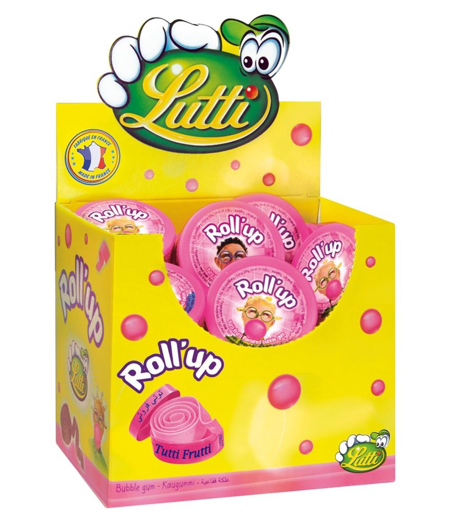 Lutti - Roll Up Fruit 29 Gram 24 Pièces
