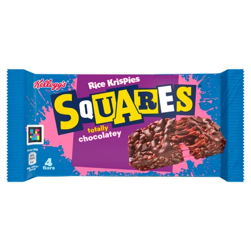 Kellogg's - Carrés de Rice Krispies Totalement Chocolatés 144 grammes