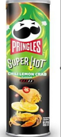 Pringles - Crabe au citron et piment (Chine) 110 grammes