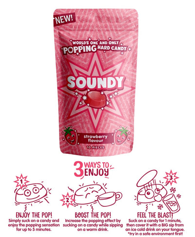 Soundy Sour Strawberry 3 Gramm (Der Hype des Jahres 2023)