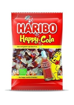 Haribo - Happy Cola 250 Gram 10 Stück