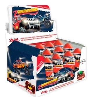 Zaini - Verrassingseieren Supermachines 24 Stück