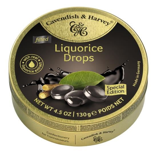Cavendish & Harvey - Filled Liquorice Lakritzs 130 Gram