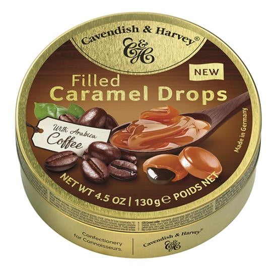 Cavendish & Harvey - Filled Coffee Karamel Drops 130 Gram