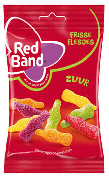 Red Band - Frisse Flesjes 150 Gram 12 Stück