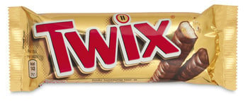 Twix 50 Gram 25 Stuks