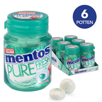 Mentos - Pure Fresh Green Gum 6 Stück