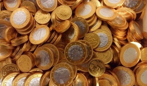 Steenland - Chocolatmunten Goud/Zilver 2 Kilo