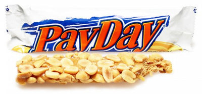 Barre chocolatée Hershey's PayDay aux cacahuètes et au caramel, 52 grammes