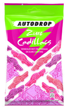 AutoLakritz - Zure Cadillacs 85 Gram 16 Stück