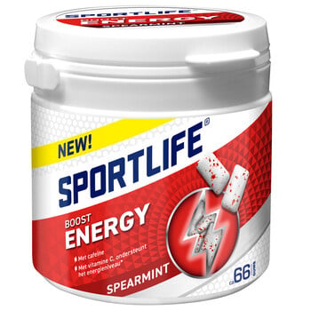 Sportlife - Boost Energy Spearmint 99 Gram 4 Stück