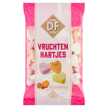 DF - Vruchtenhartjes 200 Gram 12 Stück
