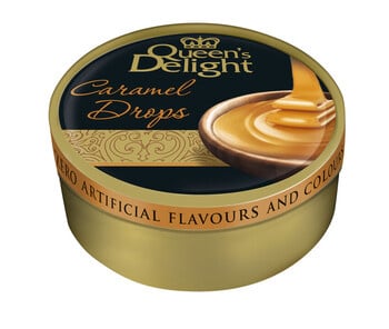 Queens's Delight - Karamel Drops 150 Gram 10 Stuks
