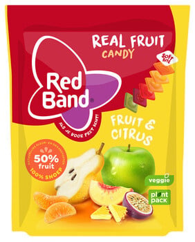 Red Band - Real Fruit Candy Citrus 190 Gram 10 Stück
