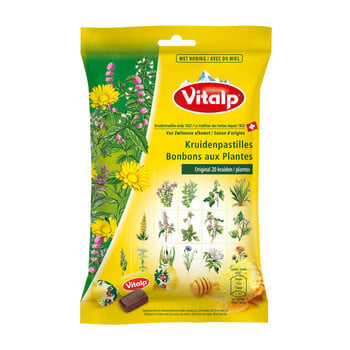 Vitalp - Kräuterpastillen 20 Kräuter & Honig 75 Gramm