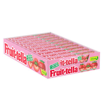 Fruit-Tella - Aardbei Vegan 20 Stück