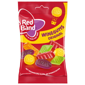 Red Band - Winegums 120 Gram 12 Pièces