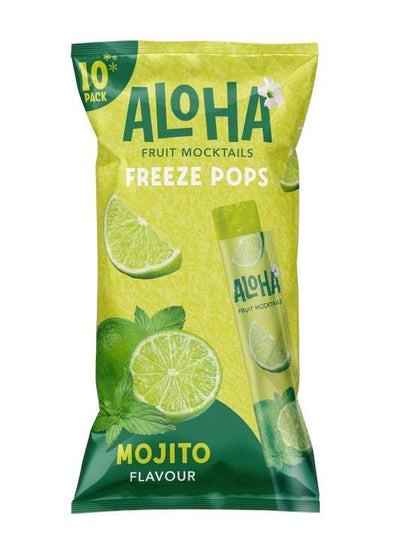 Aloha Mocktail - Mojito Freeze Pops (Paquet de 10)