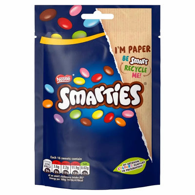 Smarties - Milchschokoladenbeutel 105 Gramm