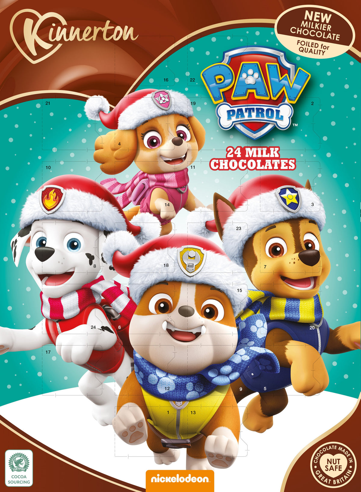 Kinnerton - Paw Patrol Advent Calendar 40 Gram