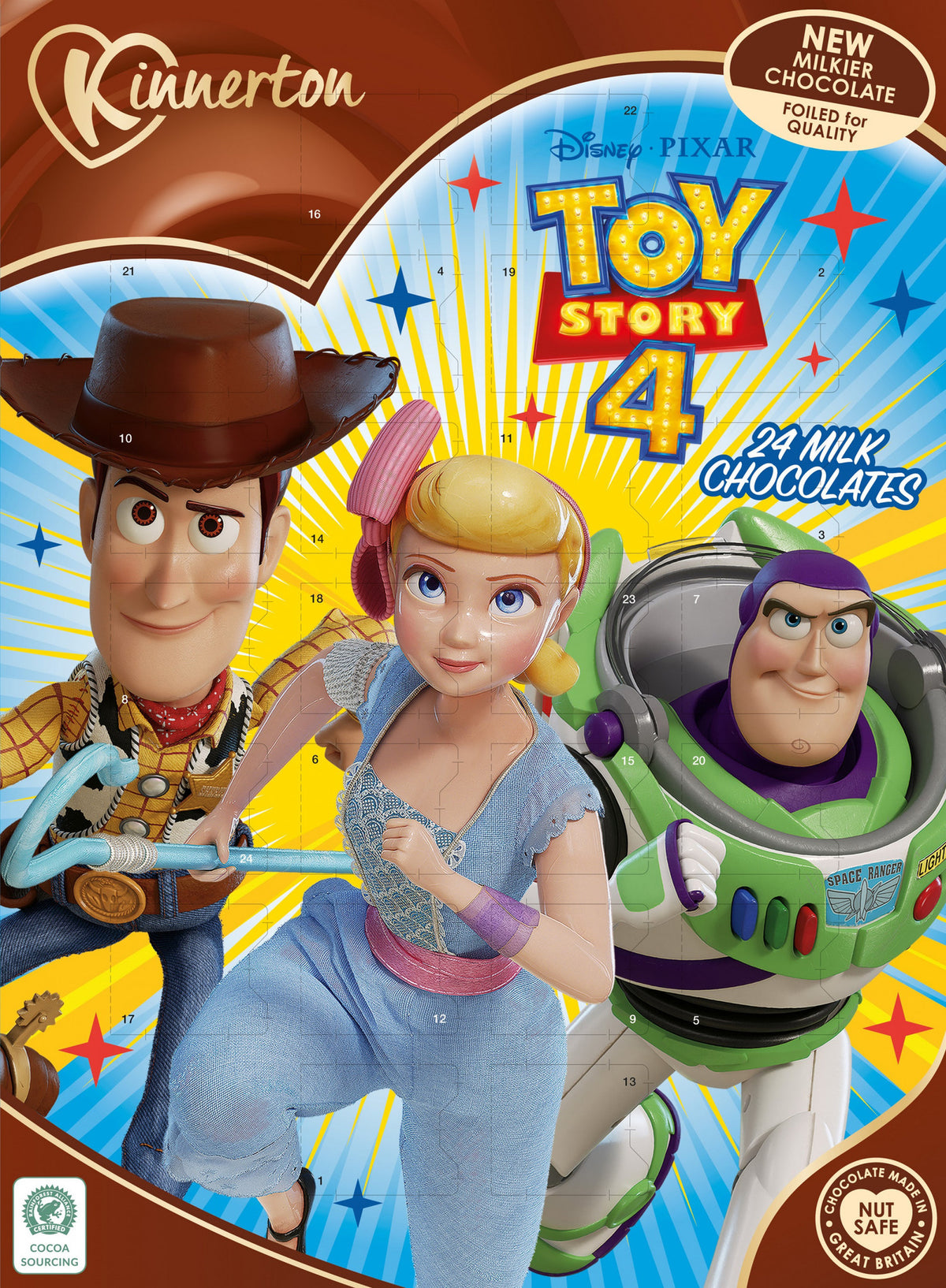 Kinnerton - Toy Story 4 Advent Calendar 40 Gram