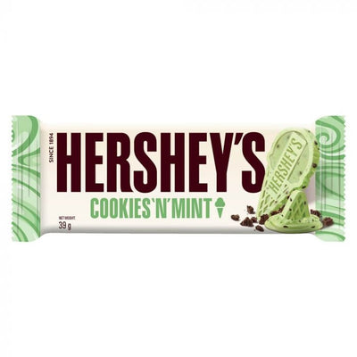 Hershey's - Cookies 'N' Mint Riegel, 39 Gramm