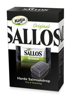 Katja Sallos Original Harde Samiak Réglisse 100 Gram ( Groen )