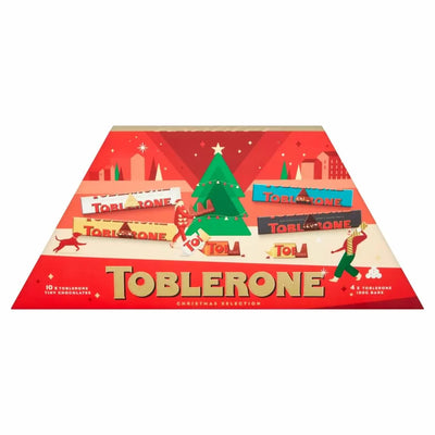 Toblerone - Schokoladen-Weihnachtsauswahlbox 480 Gramm