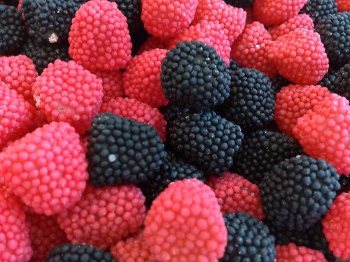 Haribo - Framboises et mûres 1 kg