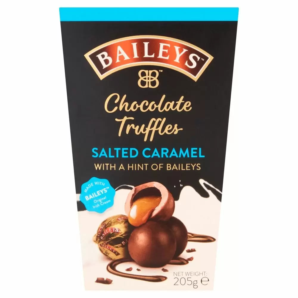 Truffes au chocolat Baileys - Caramel salé avec une touche de Baileys - Boîte de 205 grammes
