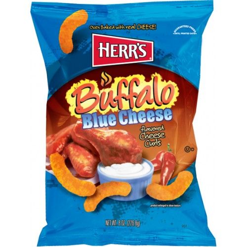 Boucles de fromage bleu Buffalo de Herr's 199 grammes