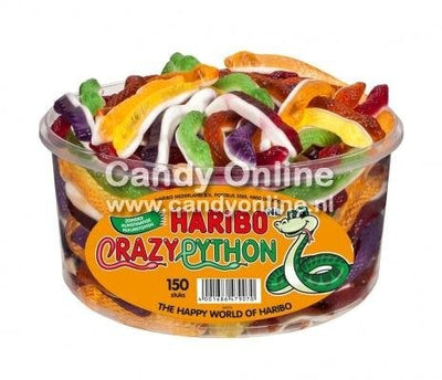 Haribo Silo Crazy Python 150 Stück 1050 Gram (import)