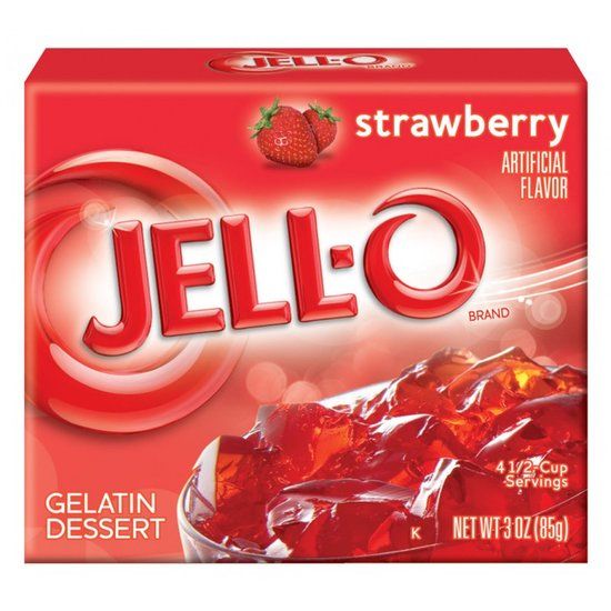 Jell-O - Gélatine à la fraise 85 grammes