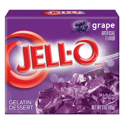 Jell-O - Gélatine au raisin 85 grammes