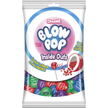 Charms - Boules de gomme Blow Pop Inside Outs 198 grammes