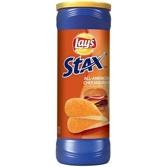 Lay's Stax - Cheeseburger Américain 156 grammes