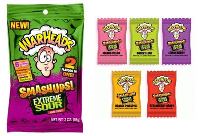 Warheads Extreme SmashUps Hartbonbons 56 Gramm