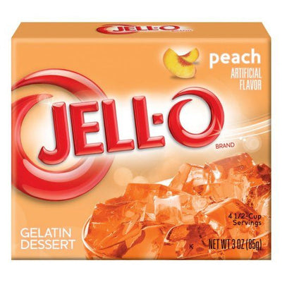 Jell-O - Gélatine à la pêche 85 grammes