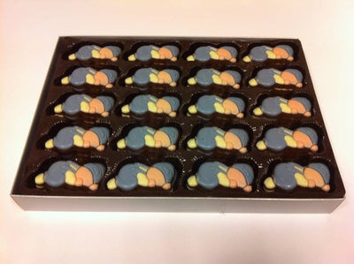 Schokolade Baby's Blauw  10 Stück
