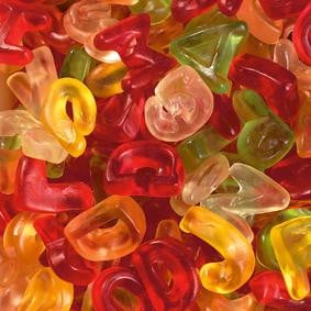 Haribo Zahlen und Buchstaben 1 Kilo