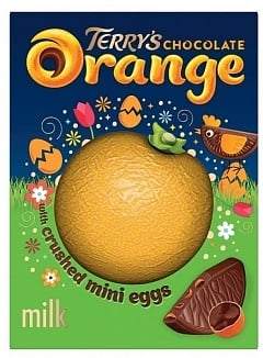 Boules de Pâques Terrys en chocolat au lait et à l'orange, 152 grammes