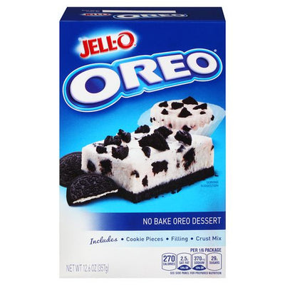 Jell-O - Dessert sans cuisson Oreo Cookies n Crème 357 grammes