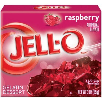 Jell-O - Gélatine à la framboise 85 grammes