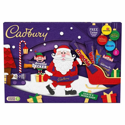 Cadbury - Coffret de chocolats Père Noël 145 grammes
